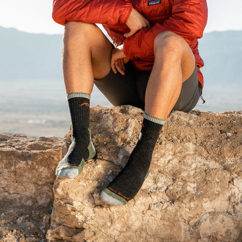 Men's Hiker Micro Crew Midweight Hiking Socks