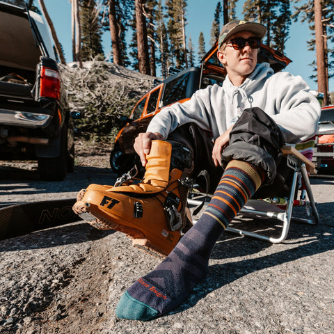 Men's Snowpack Over-the-Calf Midweight Ski & Snowboard Socks