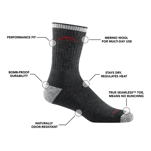 Men's Micro Crew Hiker 2-Pack