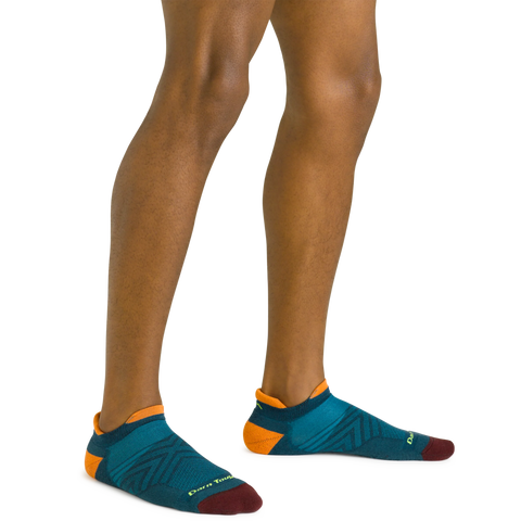 Men's Run No Show Tab Cushioned Ultra-Lightweight Running Socks