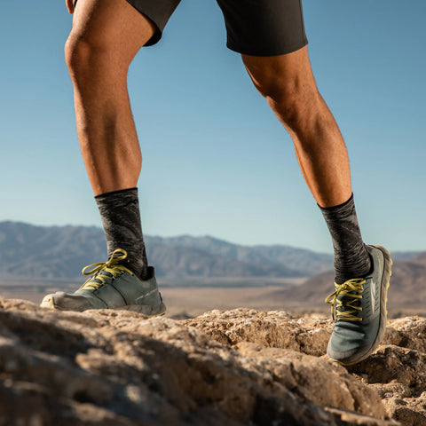 Men's Light Hiker Micro Crew Lightweight Hiking Socks