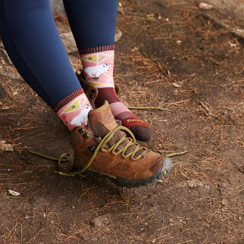 Women's Critter Club Micro Crew Lightweight Hiking Socks