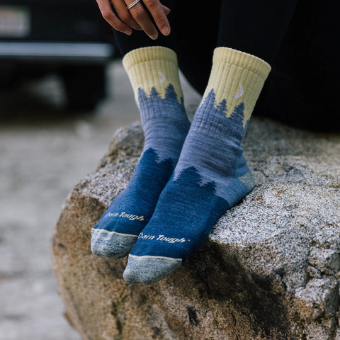 Women's Treeline Micro Crew Midweight Hiking Socks
