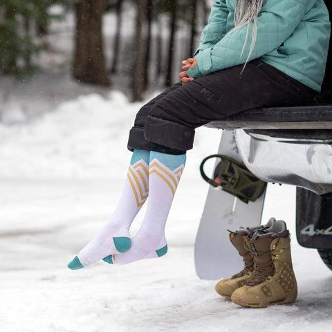 Women's Peaks RFL Over-the-Calf Ultra-Lightweight Ski & Snowboard Socks