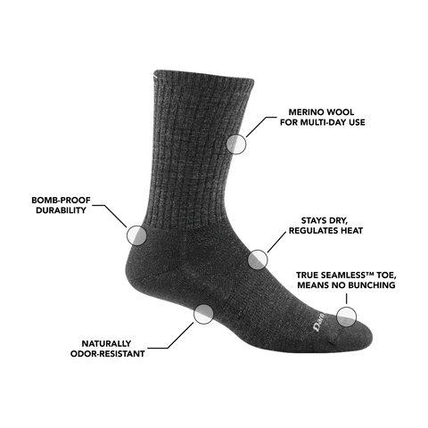 Men's The Standard Crew Lightweight Lifestyle Socks