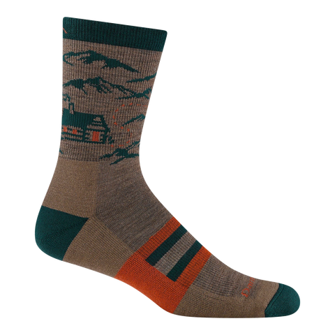 Men's Hike Hike Hut Micro Crew Midweight Hiking Socks-Last Chance