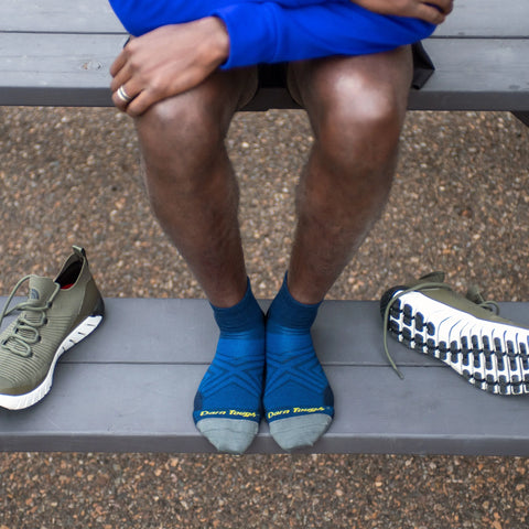 Men's Run Quarter Ultra-Lightweight Running Socks