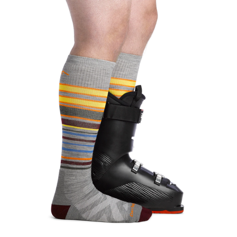 Men's Snowpack Over-the-Calf Midweight Ski & Snowboard Socks