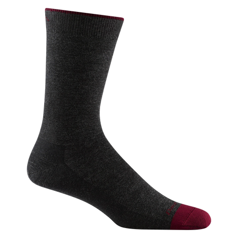 Men's Solid Crew Lightweight Lifestyle Socks